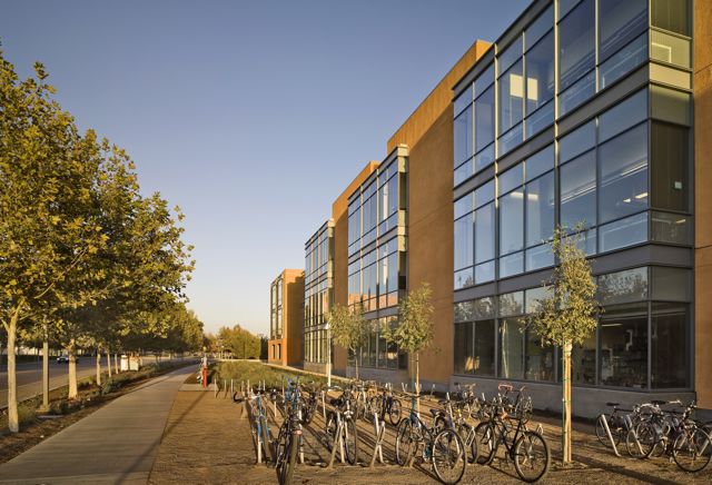 Bike parking at UC Davis